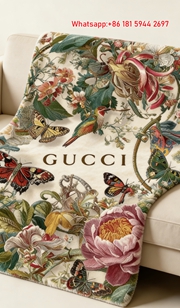 Gucci Floral Menagerie Throw Blankets IMG_2955